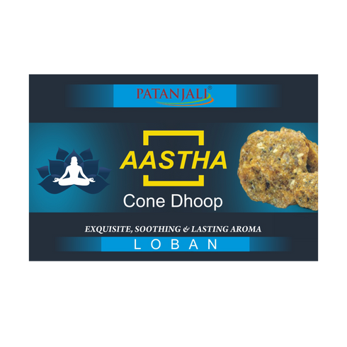 Patanjali Aastha Cone Dhoop - Loban