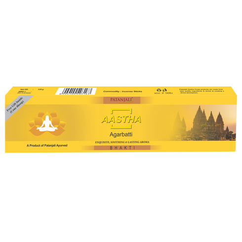 Patanjali Aastha Agarbatti Bhakti (125 G)