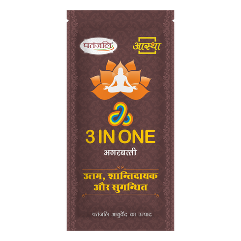 Patanjali Aastha Agarbatti 3 in One
