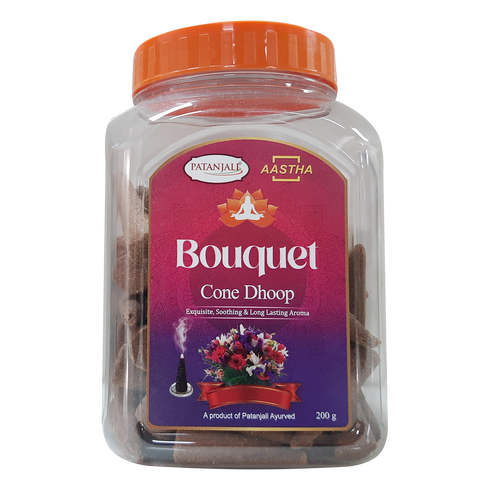 Patanjali Aastha Bouquet Cone Dhoop