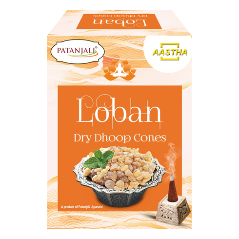 Patanjali Aastha Loban Dry Dhoop Cone 20 G