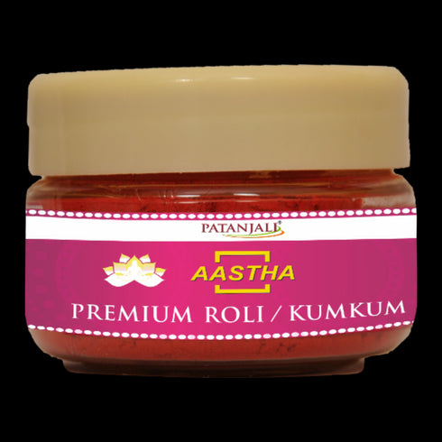 Patanjali Aastha Premium Roli | Kumkum 25g