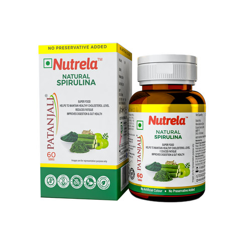 Patanjali Nutrela Natural Spirulina 60 Tablet