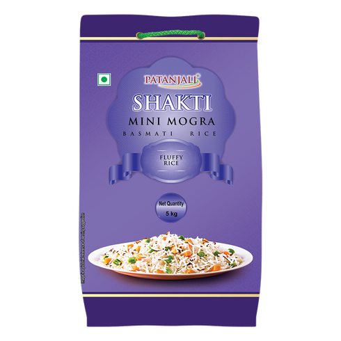 Patanjali Shakti Mini Mogra Basmati Rice 5kg