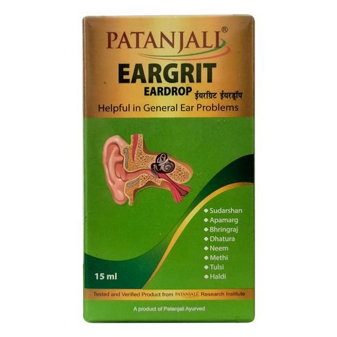 Patanjali Eargrit Ear Drops|15ml