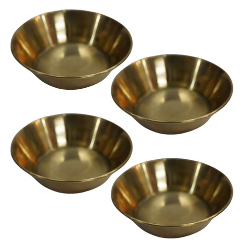 Brass Round Bowl 98g Pack of 4