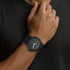 Titan Quartz Multifunction Black Dial Stainless Steel Strap Watch for Men