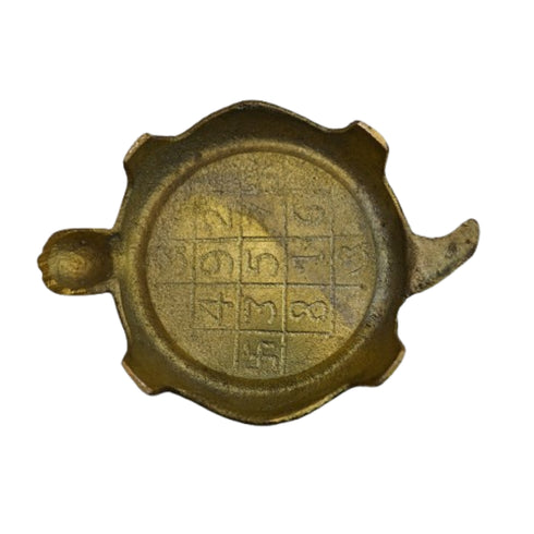 Decorative Brass Kachua with Glass 105g (Pack of 2)