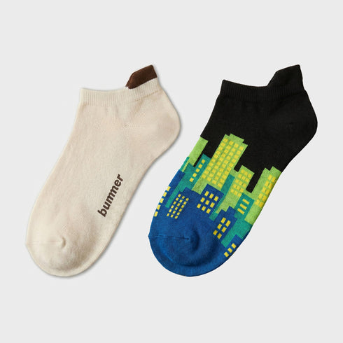 Bummer Unisex Ankle Socks - 2 Pack