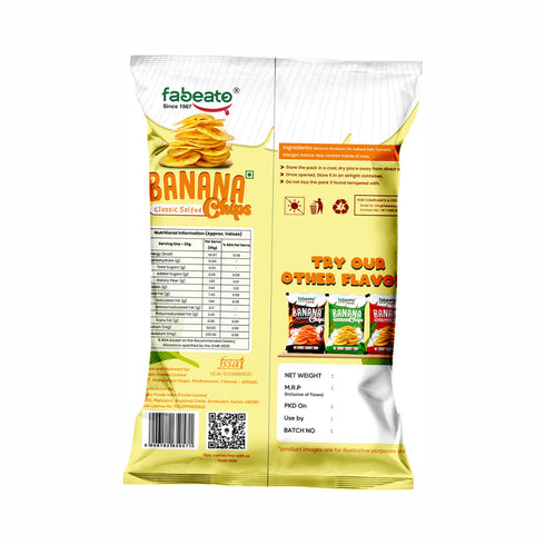 Fabeato Classic Salted Flavor Banana Chips