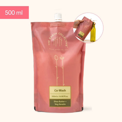 Theearthcollective in Co Wash Best Cleansing Conditioner for Curly Dry & Frizzy Hair Ideal for Swimmers & Fitness Enthusiasts