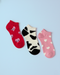 Ecoright Loveflux ( Pack of 3 ) Ankle Socks