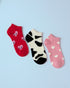 Ecoright Loveflux ( Pack of 3 ) Ankle Socks