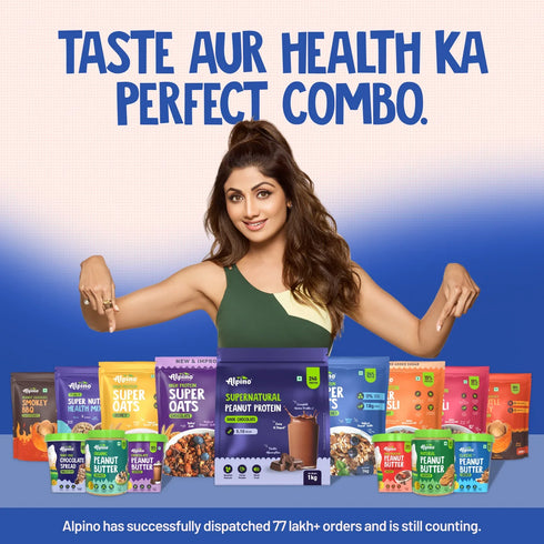 Alpino High Protein Super Rolled Oats Unsweetened