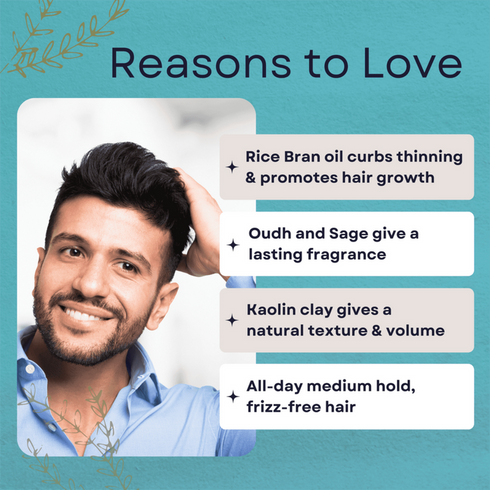 Wildflower Naturals Hair Styling Wax for Men