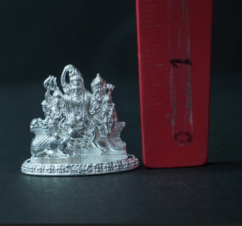 Pure Silver Shiva Family 17.44g By Mahita Collections
