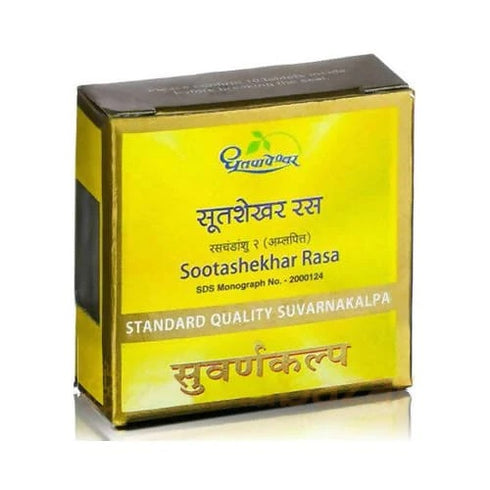 Dhootapapeshwar Sootashekhar Rasa Standard Quality Suvarnakalpa