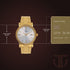 Titan Quartz Analog with Date Silver Dial Golden Stainless Steel Strap Watch For Men