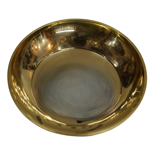 Brass Round Plate Bowl 83g Pack of 1