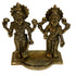 Brass Standing Vishnu Lakshmi Idol 1997g