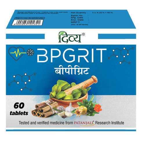 Patanjali Divya Bpgrit 60 Tablet