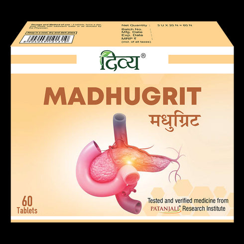 Patanjali Divya Madhugrit 60 Tablets