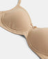 Jockey Wirefree Padded Cotton Stretch Medium Coverage T-Shirt Bra with Lace Styling - Light Skin