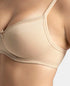 Jockey Wirefree Padded Cotton Stretch Medium Coverage T-Shirt Bra with Lace Styling - Light Skin