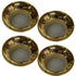 Brass Round Plate Bowl 83g Pack of 4