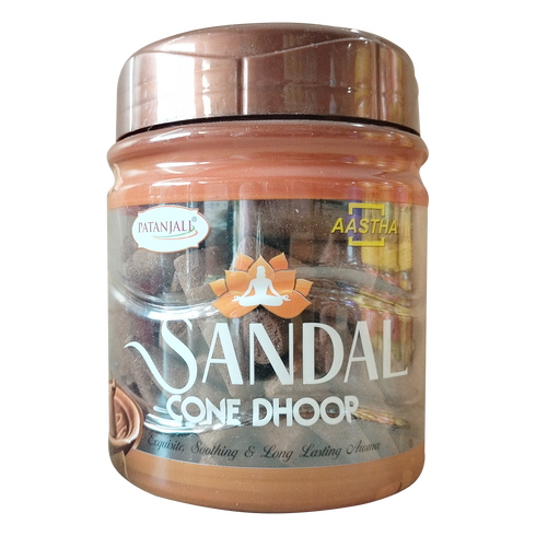 Patanjali Aastha Sandal Cone Dhoop