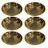 Brass Round Plate Bowl 83g Pack of 6