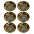 Brass Round Plate Bowl 83g Pack of 6