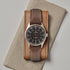 Titan Men's Timeless Charm: Men's Analog Watch with Black Dial and Brown Leather Strap Watch