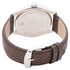 Titan Men's Timeless Charm: Men's Analog Watch with Black Dial and Brown Leather Strap Watch