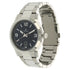 Titan Men's Urban Refinement: Sleek Blue Dial with Silver Stainless Steel Strap Watch