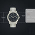 Titan Men's Urban Refinement: Sleek Blue Dial with Silver Stainless Steel Strap Watch