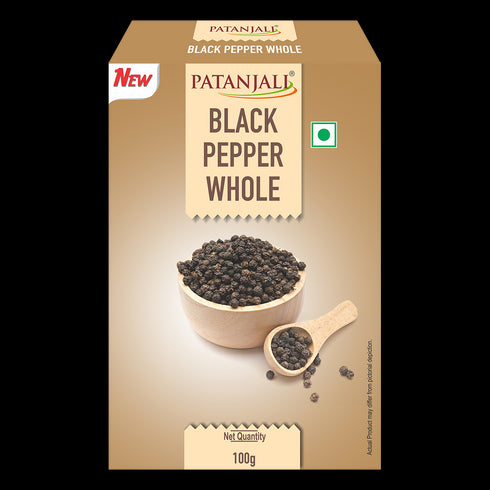 Patanjali Black Pepper Whole|100g