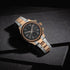 Titan Men's Metropolitan Luxe: Multifunction Black Dial with Two-Tone