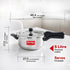 Prestige Svachh Aluminium Anti Bulge Induction Base Senior Deep Pan Pressure Cooker 5 L Silver
