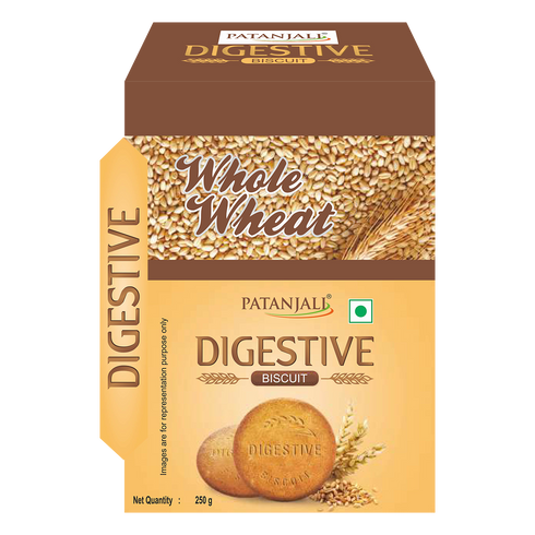 Patanjali Digestive Whole Wheat Biscuits 250g