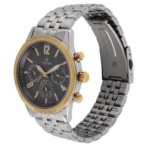 Titan Men's Metropolitan Luxe Two-Tone Stainless Steel Bracelet Watch