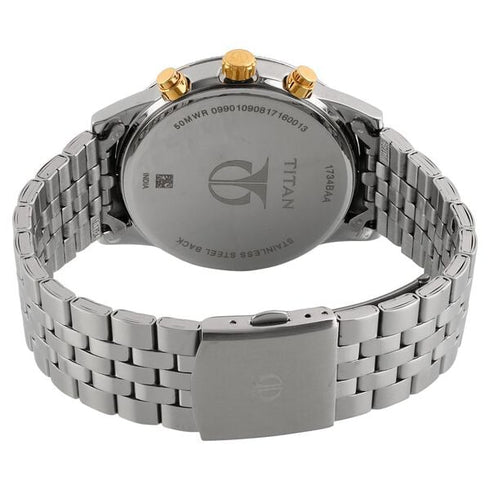 Titan Men's Metropolitan Luxe Two-Tone Stainless Steel Bracelet Watch