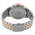 Titan Men's Metropolitan Luxe: Multifunction White Dial with Two-Tone Stainless Steel Bracelet Watch