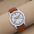 Titan Karishma Silver Dial Analog Leather Strap watch for Men