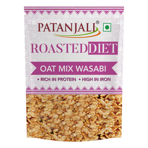 Patanjali Roasted Diet Oat Mix Wasabi 125g