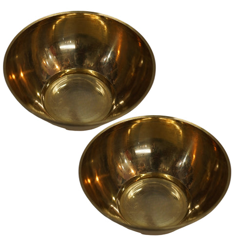 Brass Bowls for Pooja 120g Pack of 2