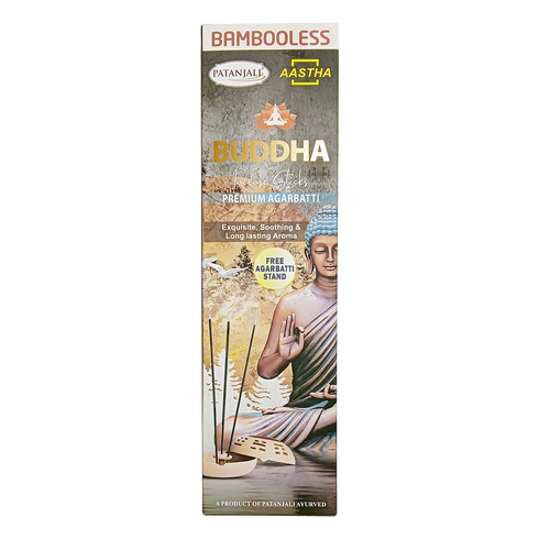 Patanjali Aastha Bambooless Agarbati Buddha