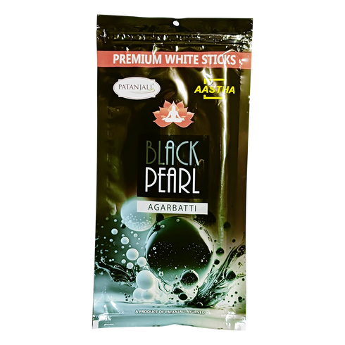 Patanjali Aastha Premium White Stick Blackpearl Agarbatti