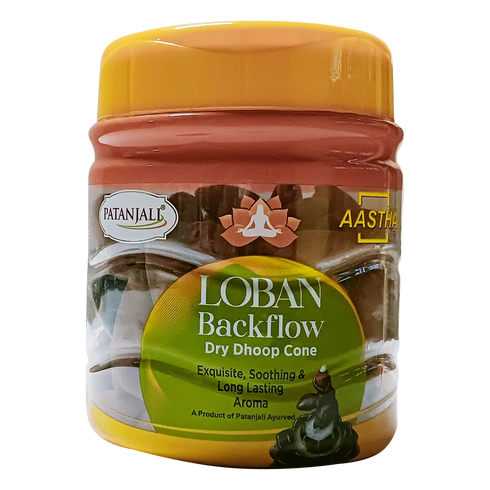 Patanjali Aastha Backflow Dhoop Cone Loban