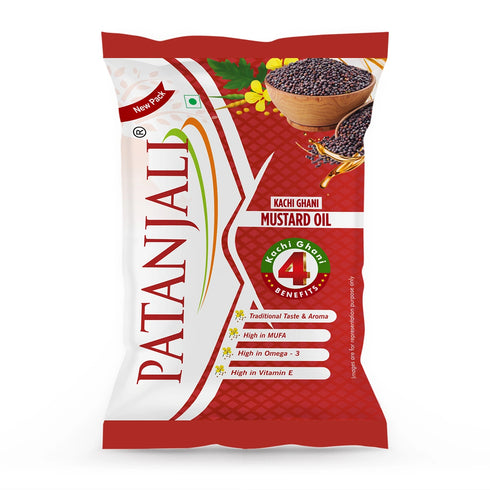 Patanjali Arogya Mustard Oil | 1Ltr